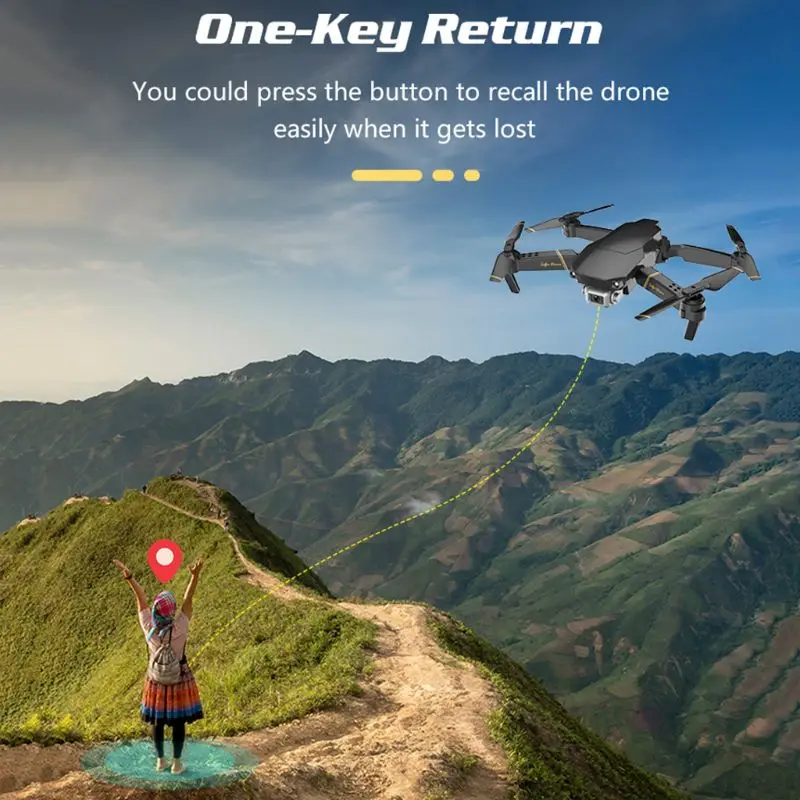Премиум GD89 wifi FPV 480P 1080P HD камера режим удержания высоты складной Радиоуправляемый Дрон RTF