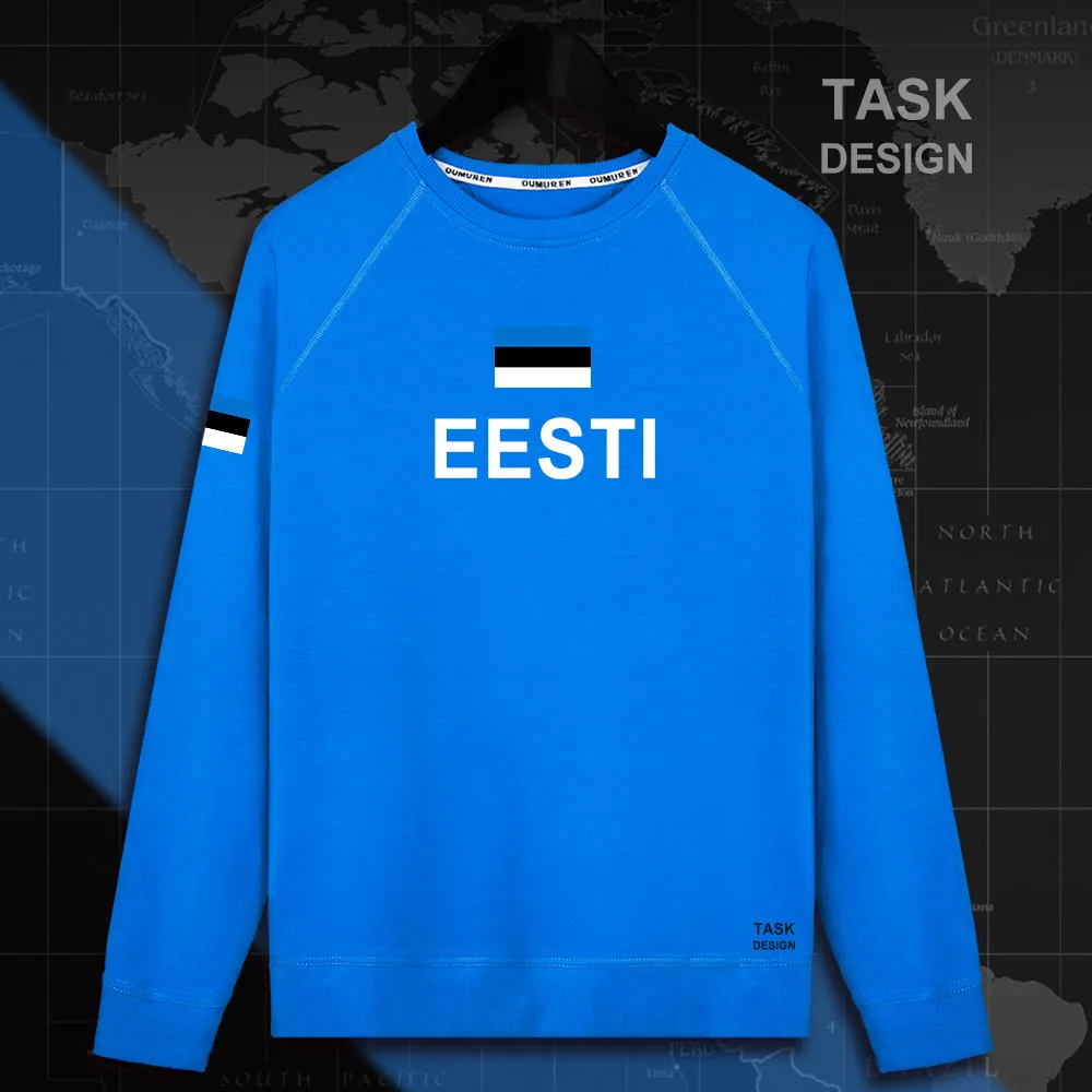 Мужская толстовка с капюшоном Estonian EST Eesti пуловеры толстовки для мужчин уличная