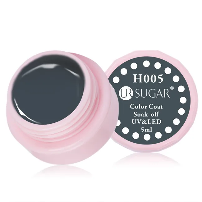 H005 Ur Sugar 5 мл серая серия Гель-лак замачиваемый УФ-Гель-лак светодиодный светильник Чистый УФ-цвет долговечный Гель-лак для дизайна ногтей - Цвет: H005