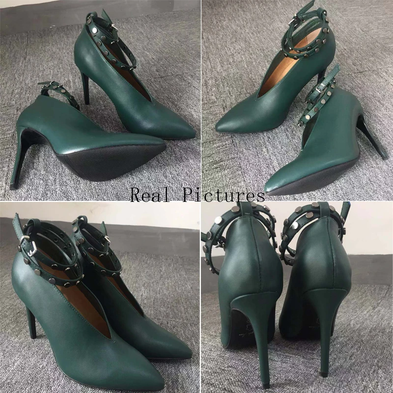 Fashion Womens High Heels Sexy Platform Pumps Buckled Shoes Pointed Toe Shoe Lady aa1014 | Обувь