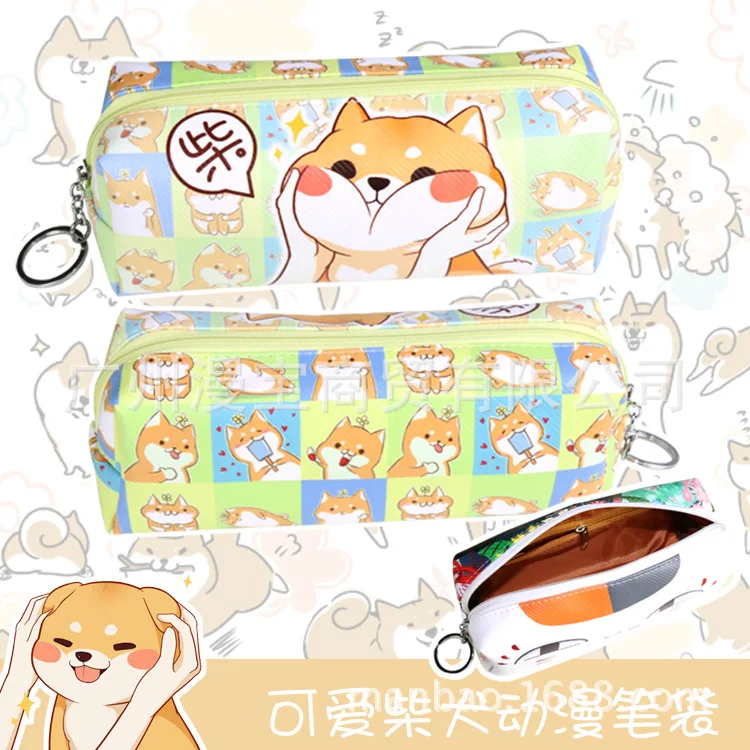 1 шт. кавайный чехол для карандаша косплей Shiba Лисья Секретная служба (Inu Шиншилла