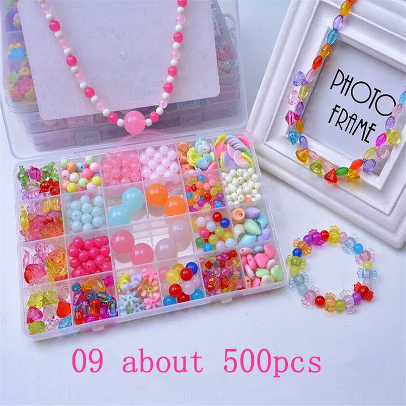 Детские креативные DIY бусы игрушка с целым набором аксессуаров/Дети Девочки