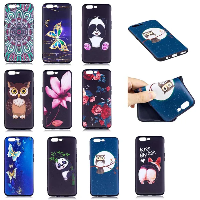 Soft Silicon Cover for Oneplus 5 Case Shigeary phone Back Cases 3D Plating Coque Capa Fundas A5000 1+ |