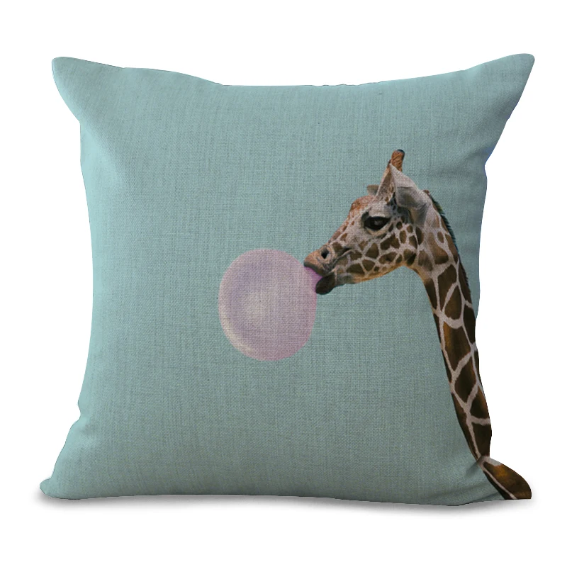 Hoomall Фламинго лошадь овечка напечатанная наволочка для детей автомобильные