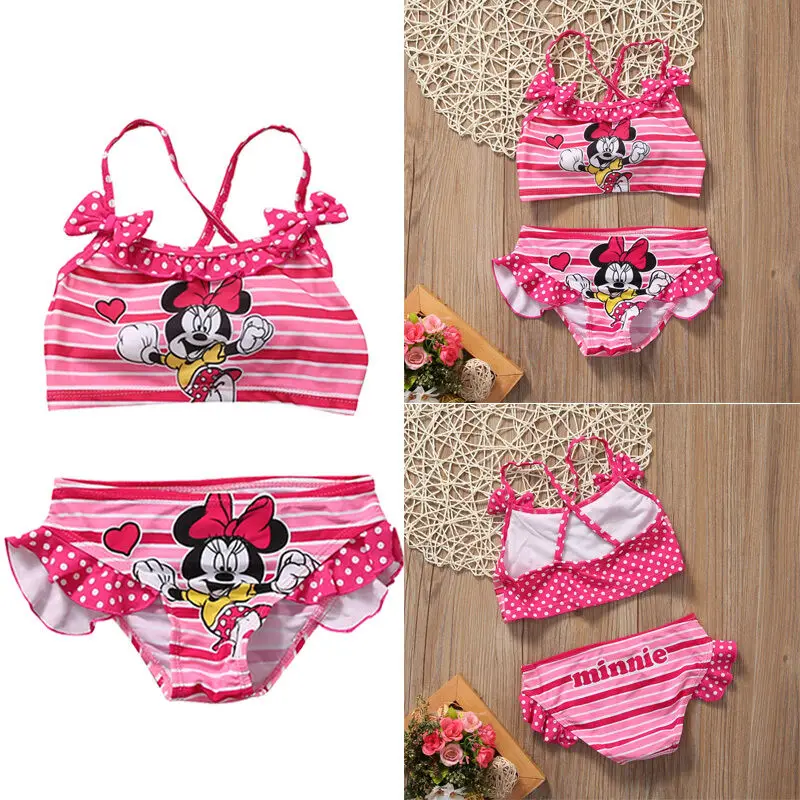 2019 детские купальные костюмы для девочек танкини бикини на заказ комплект из