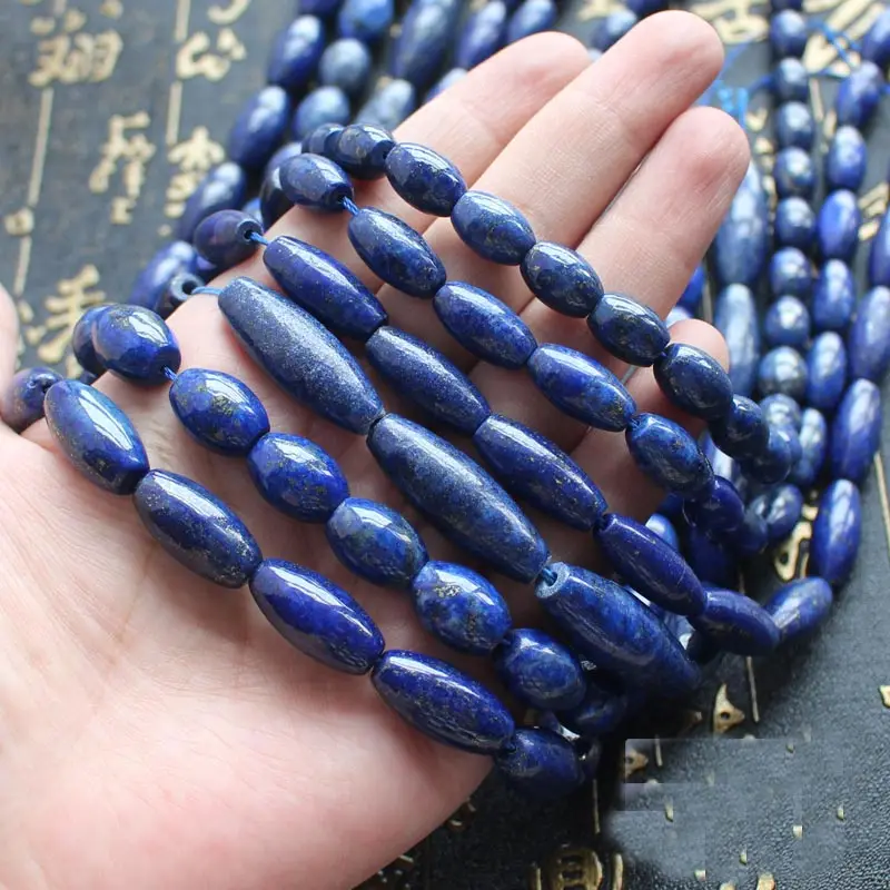 Овальные бусины с лазуритом 15 дюймов мин. Оформление заказа реальное мы