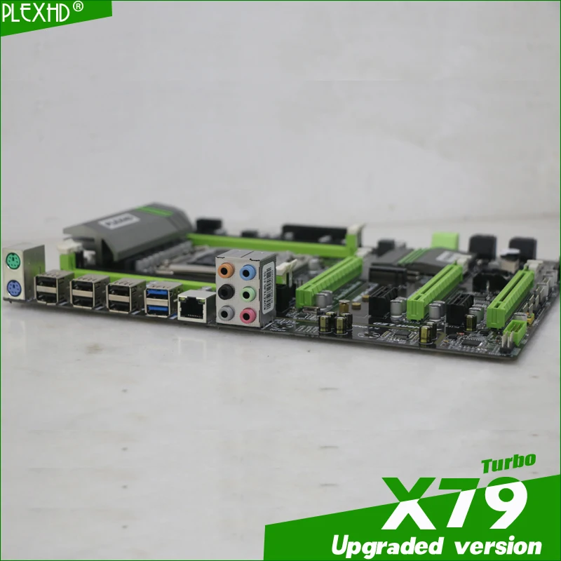 PLEXHD X79 Turbo материнская плата LGA2011 ATX USB3.0 SATA3 PCI-E NVME M.2 SSD поддержка памяти REG ECC и процессор Xeon E5