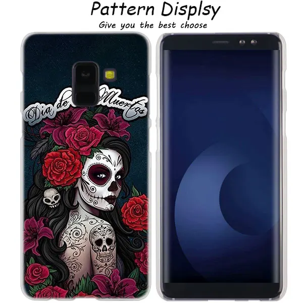 013 MLLSE известное изображение черепа со catrinas Модный чехол КРЫШКА ДЛЯ samsung Galaxy A6 A8 плюс A9 A7 A5 A6S A9Star Note9 8 5 4 Лидер продаж - Цвет: 013