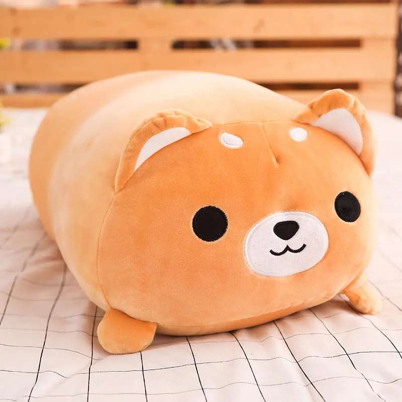 Shiba Inu 60 см 90 см большая плюшевая собака, кошка, игрушка мягкое животное кукла хомяк Шиба ину Пингвин плюшевая подушка подарок для детей друг - Цвет: Shiba Inu