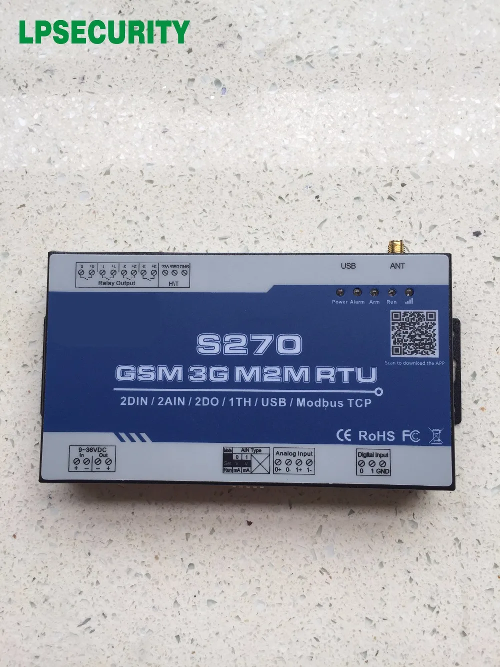 3G версия S270 GSM M2M RTU удаленного терминал для контроля контроллер электрический