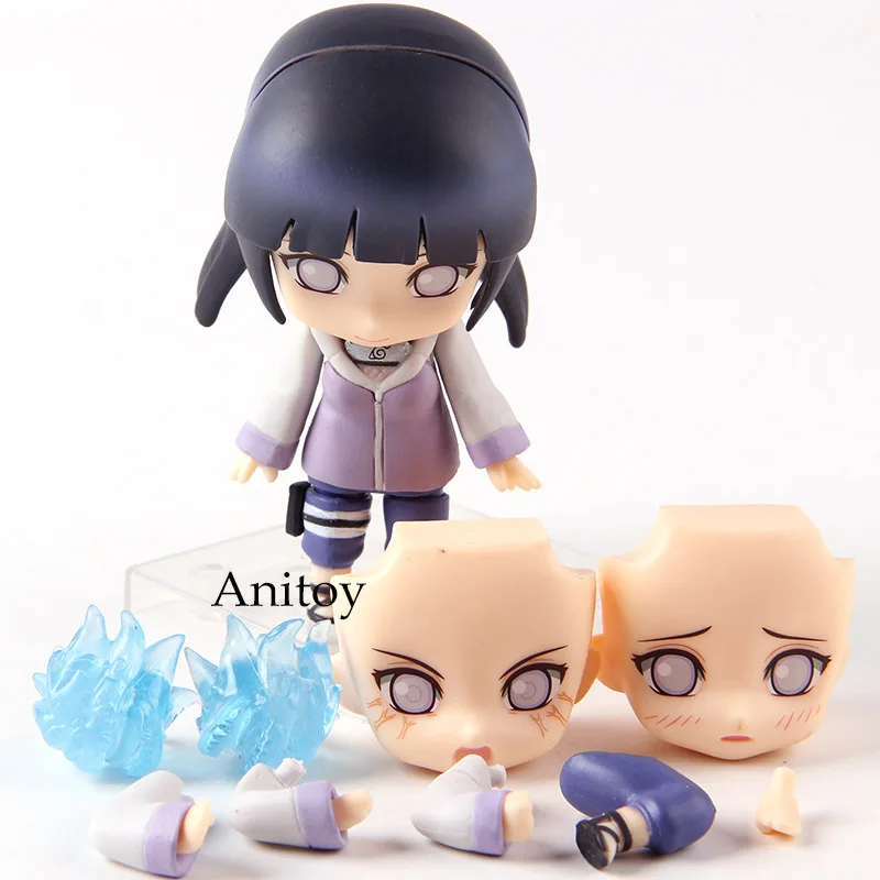 without retail box Nendoroid фигурка Наруто Хината Хюга номер 879 ПВХ Коллекционная модель игрушки - Цвет: without retail box