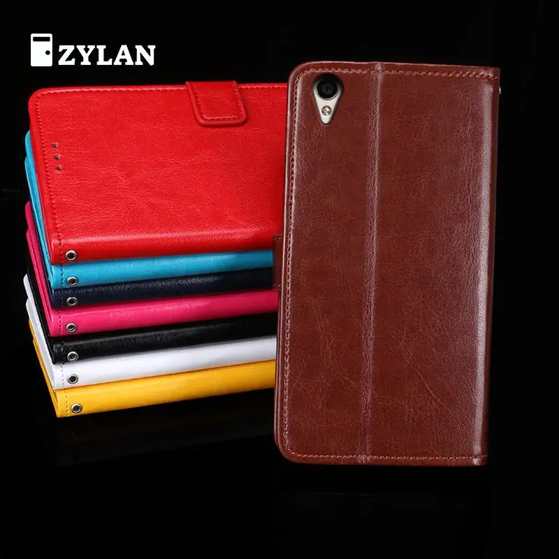 ZYLAN для OPPO R9 Plus роскошный кожаный чехол с откидной крышкой защитный телефона