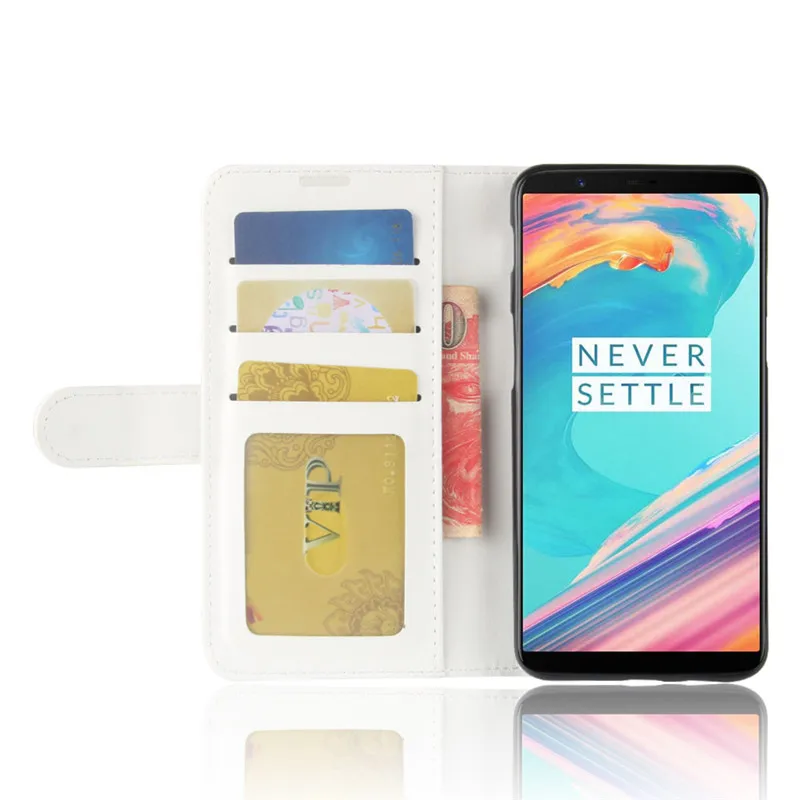 Coque для OnePlus 5/5 т A5000 A5010 Капа Флип Бумажник телефон искусственная кожа+ Мягкий силиконовый чехол для OnePlus 5 т 5 т Fundas сумки