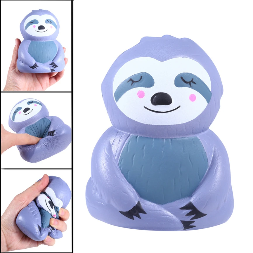 Детская игрушка сжимающая Kawaii анти стресс ленивый медленно поднимающийся