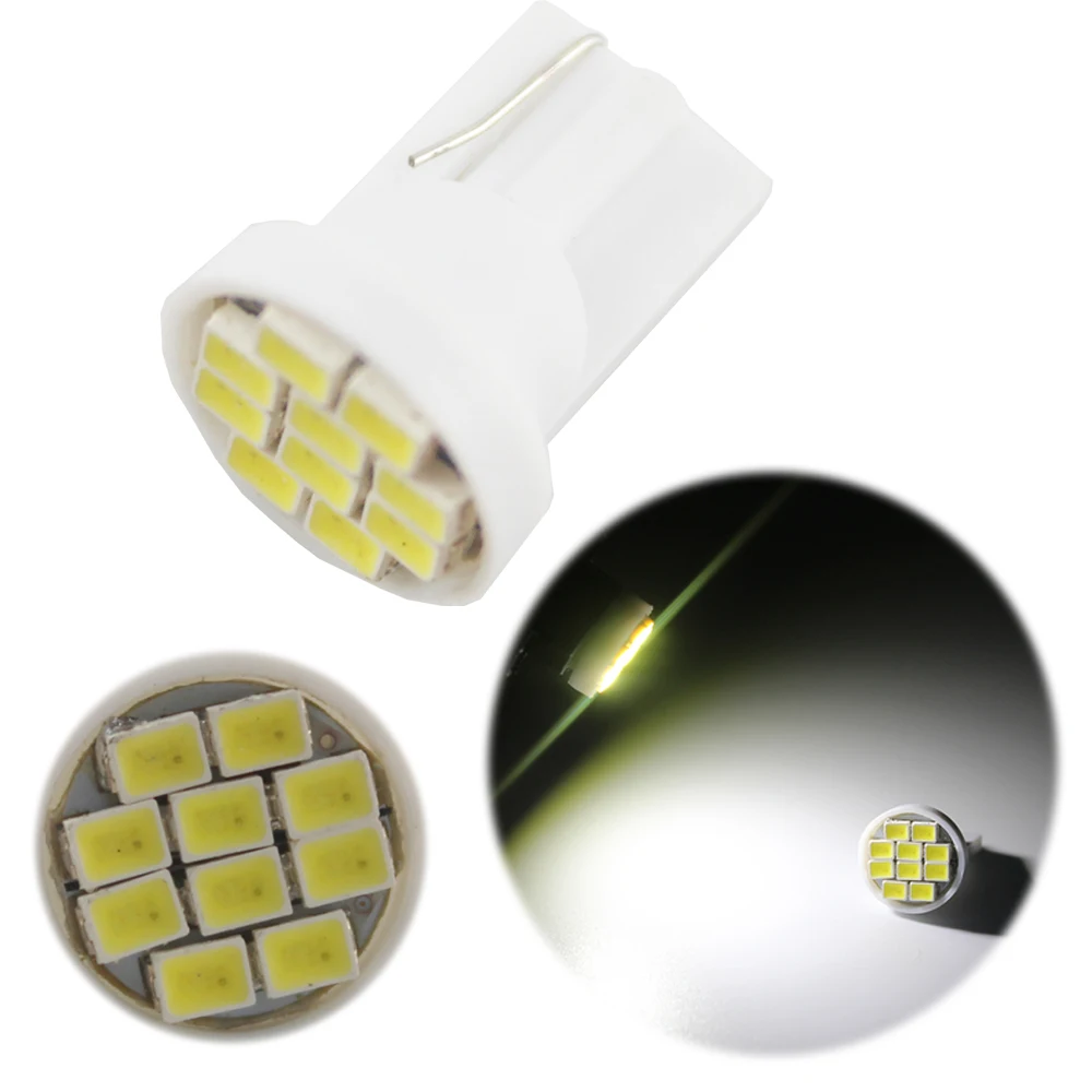 1000 шт. T10 W5W 194 168 1206 8 SMD 8 светодиодный авто, работающего на постоянном токе 12 В в светодиодный инструмент, световой индикатор лампы с плоским цоколем смесь цветов Лидер продаж