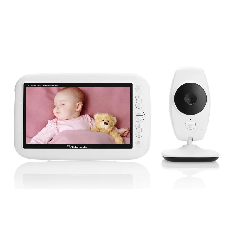 7,0 дюймов vigila bebes Цифровой Детский монитор ИК ночного видения Домофон 4 колыбельные монитор температуры vigilabebes аудио няня
