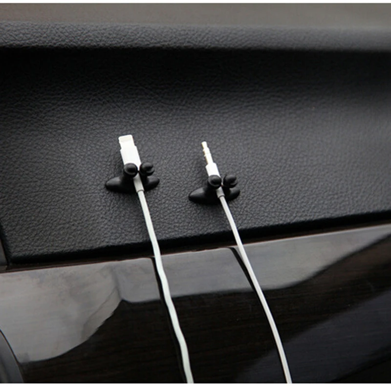 8 шт./компл. приспособление для сматывания кабеля на клейкой основе|Клипсы и