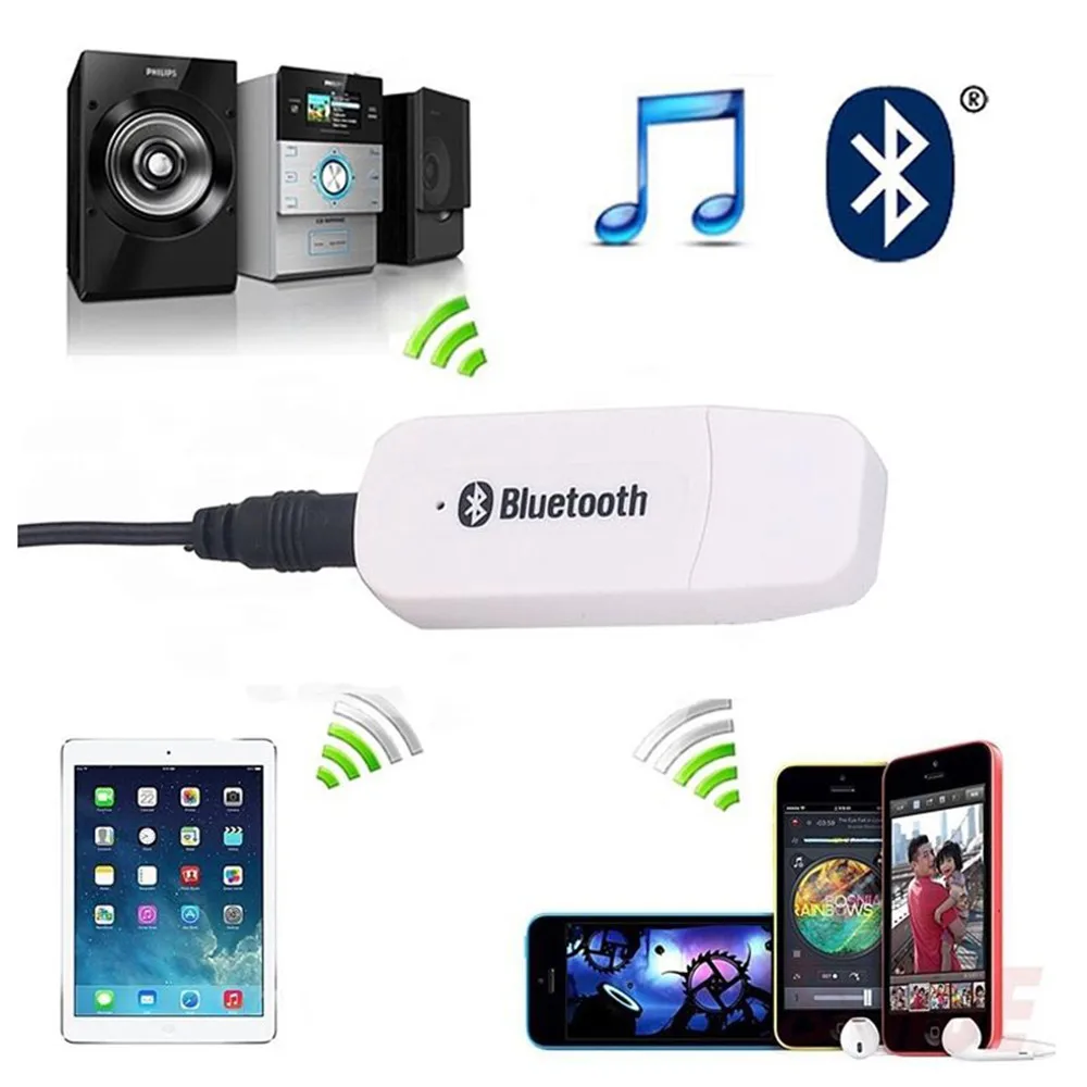 2016 Новинка высокое хорошее качество 1 шт. USB Bluetooth музыка 3.5 мм аудио стерео