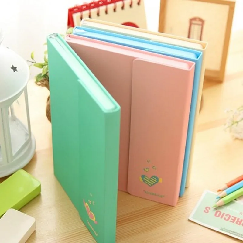 Улыбающийся блокнот с магнитной пряжкой креативный кавайный ярких цветов