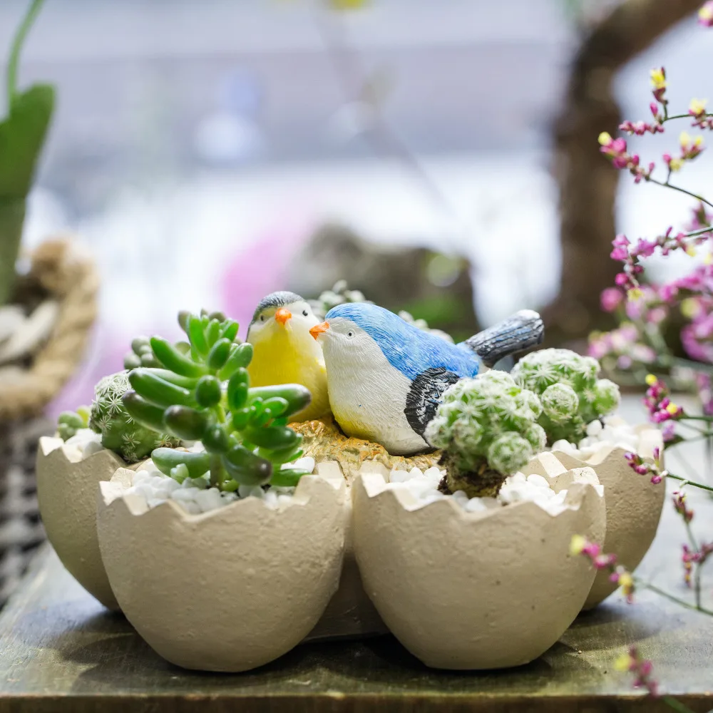 Офисный Настольный соковыжималка для птиц и гнездышков искусственные смоляные