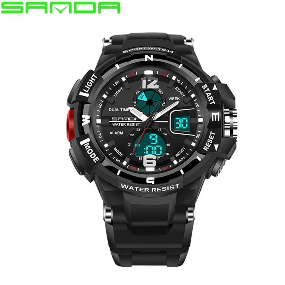 SANDA модные детские часы для мальчиков и девочек многофункциональные