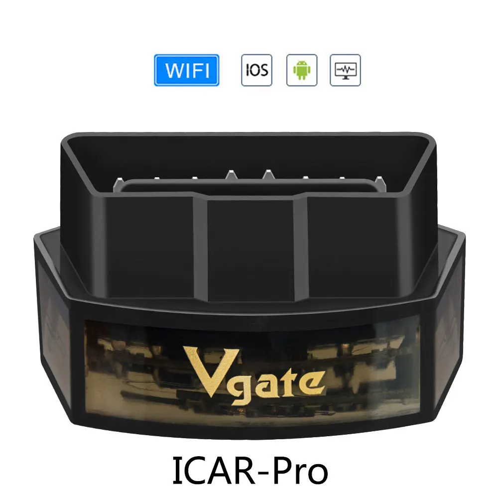 icar pro WIFI Vgate iCarPro Wifi OBD2 считыватель кодов ELM327 v2.1 диагностический инструмент поддерживает все протоколы obd2 режим автоматического сна и 3 мА низкая мощность - Цвет: icar pro WIFI