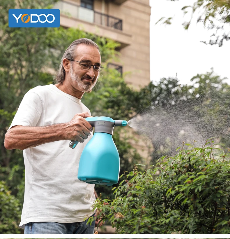 2L портативный садовый Электрический распылитель воды давления бутылка чайник