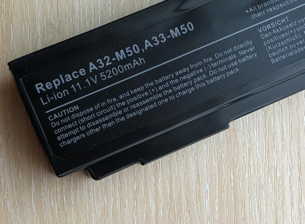 5200 мАч аккумулятор для ноутбука ASUS N53S N53SV A32-M50 A32-N61 N53 A32 M50 M50s A33-M50 N61 N61J N61D N61V N61VG N61JA
