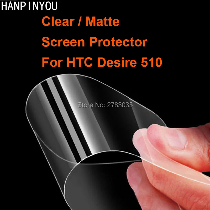 For HTC Desire 510 4.7&quot Clear Glossy / Anti-Glare Matte Screen Protector Protective Film Guard (Not Tempered Glass) | Мобильные