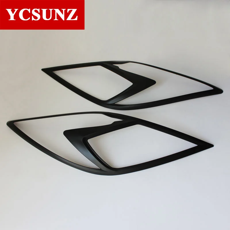 ABS автомобильные аксессуары хромированные задние фары крышка для Mazda Bt50 Pro 2012
