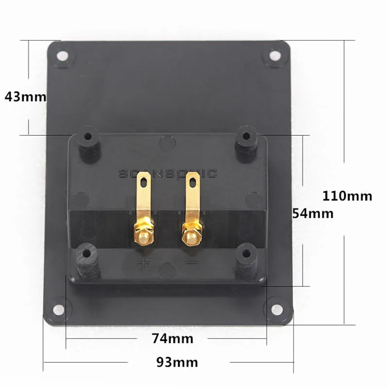 2 шт./лот Соединительный разъем коробки динамика оснащен клеммой 506|Соединители| |