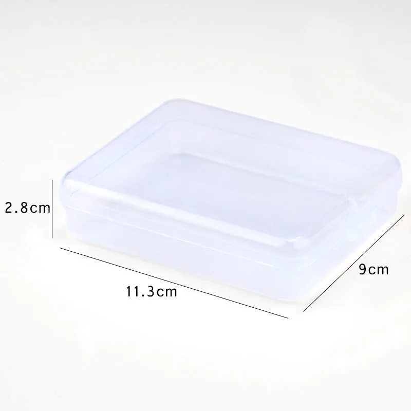 Пластиковый ящик для хранения инструментов наращивания ресниц Прозрачный