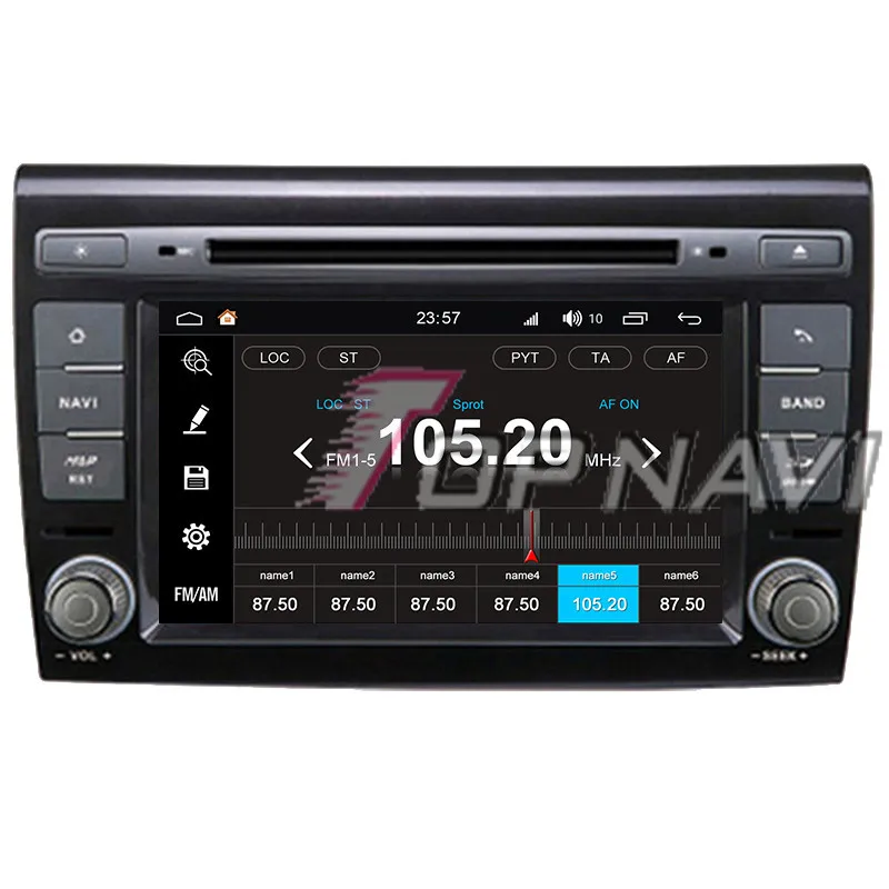 Topnavi 7 &quotS200 Восьмиядерный Android 8 0 Автомобильный мультимедийный плеер радио для Fiat