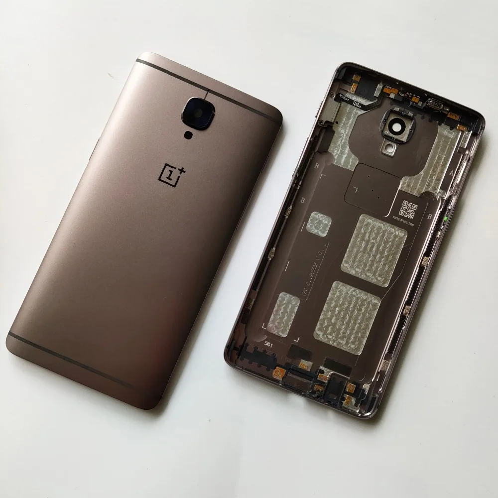 Оригинальный 5 дюймовый серый чехол для Oneplus 3 3T 1 + A3000 a3003 A3010 задняя крышка