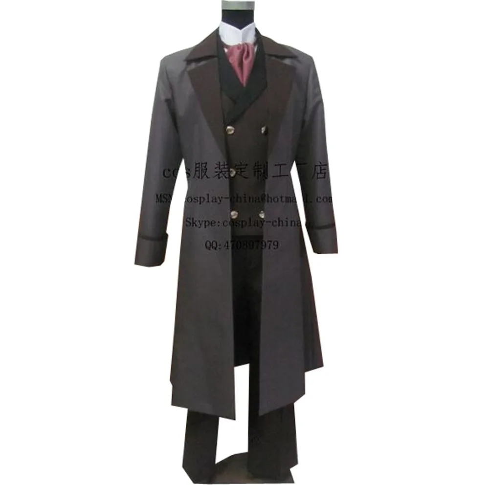 2018 костюм для косплея Kuroshitsuji Черный Батлер Себастьян михаелис|costume adult|sebastian michaelis