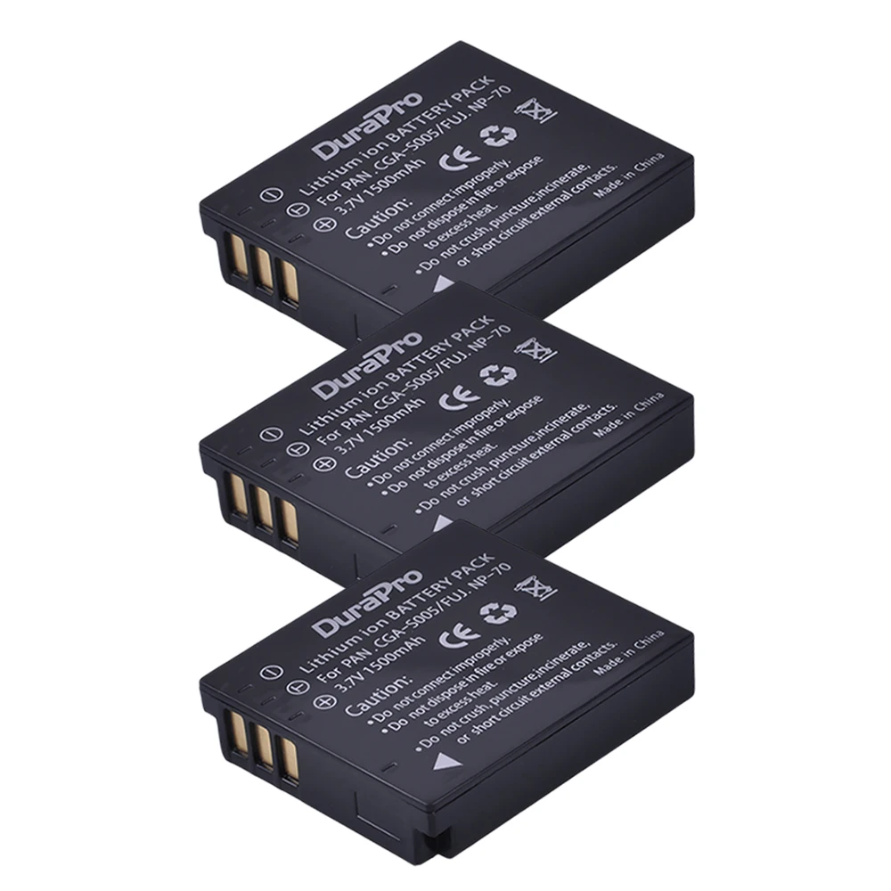 Аккумулятор CGA S005 для камер Panasonic Lumix 3 шт. аккумулятор CGA-S005 LX2 LX3 FX3 BCC12 FUJI DMW-BCC12 NP 70 |