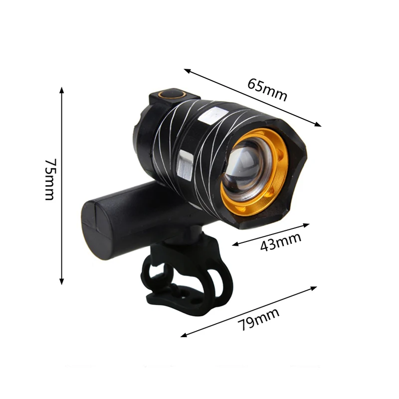 USB Перезаряжаемые 15000LM XML T6 LED Велосипедные фары лампы фонарик велосипеда