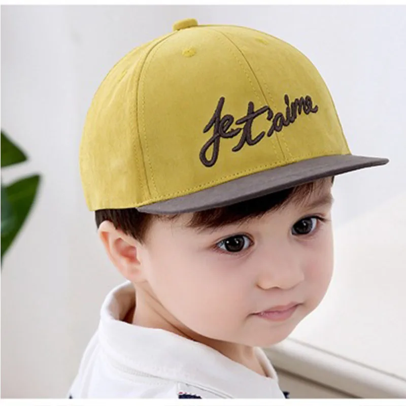 Spring New 5 Colors Kids Hats Cotton Soft Adjustable 1-3 Years Old Babys Cap For Boys Girls Outdoor Letter Hat Children Products | Детская