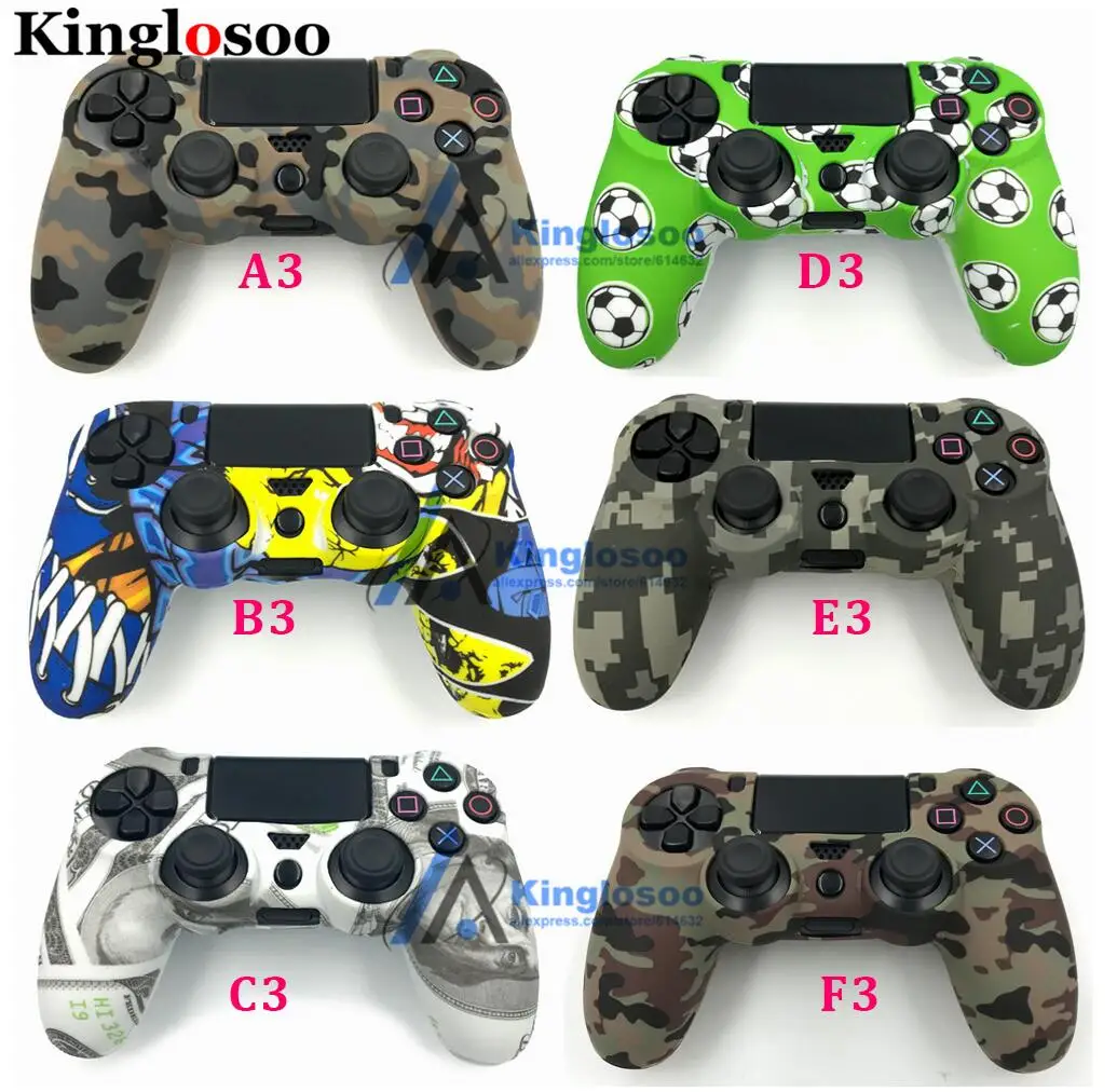 A3 to F3 Специальный мягкий гелевый резиновый чехол для Playstation 4 Pro PS4 Slim - Цвет: A3 to F3