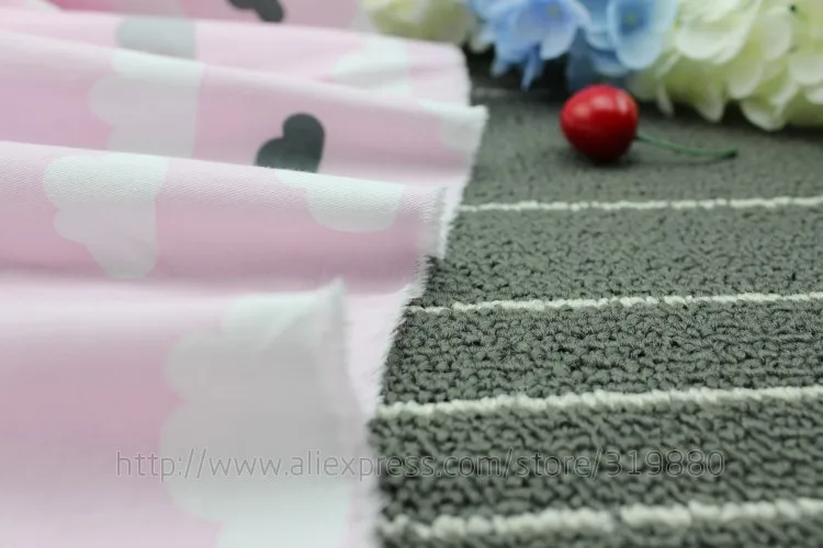 Саржа 8 шт. розовый мультфильм хлопок ткань для DIY лоскутное шитье детские сумки для кровати точка Тильда кукла Ткань Текстиль Ткань 40*50 см