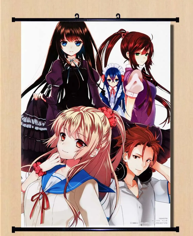 Японская декоративная картина аниме Страйк кровь Kojou Akatsuki Sayaka Kirasaka Yukina Himeragi