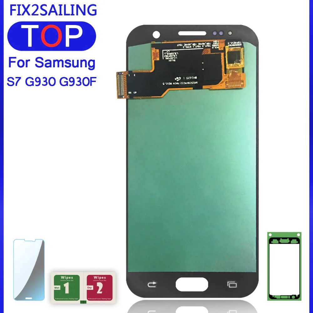 ЖК-дисплей S7 для samsung Galaxy S7 G930A G930F SM-G930F ЖК-дисплей AMOLED рабочий для samsung G930 сенсорный ЖК-экран дигитайзер