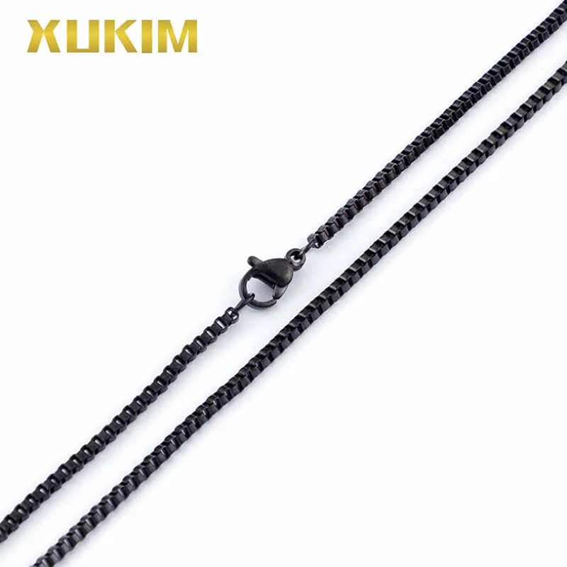 Ювелирные изделия XCN219 Xukim титановая сталь золотой цвет квадратная цепочка с