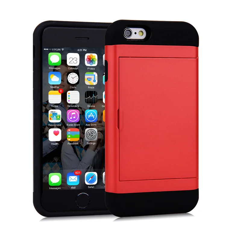 New For iphone 7 mobile phone shell apple Plus Card inserting anti-fall full edge cover | Мобильные телефоны и аксессуары