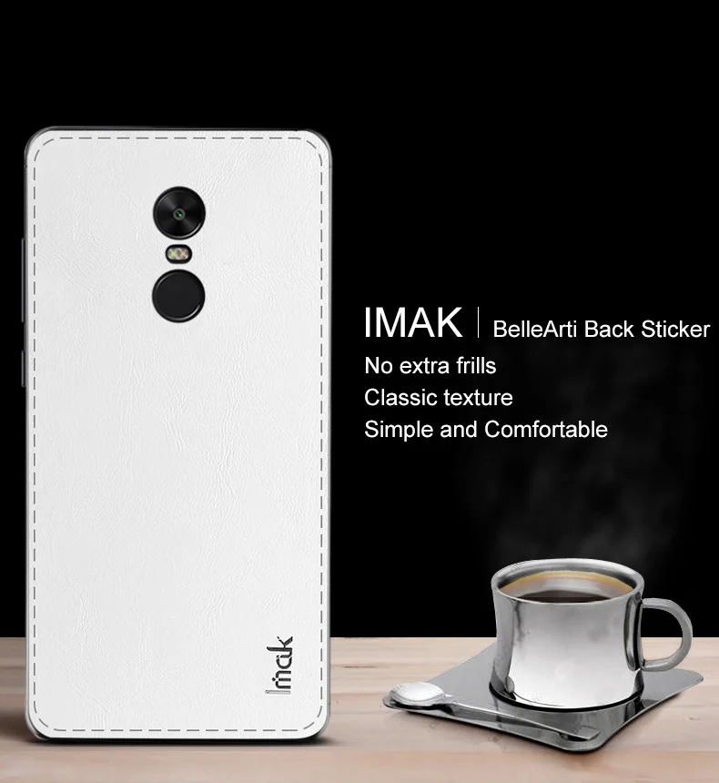 Для Redmi Note 4 задняя крышка протектор IMAK bellearti сзади Стикеры для Xiaomi назад защитник |