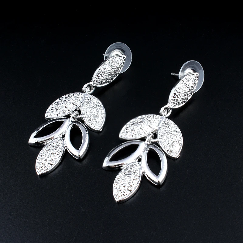 Комплект из колье серёг браслета и кольца 4 шт.|wedding jewelry sets|bracelet ring setset for women |