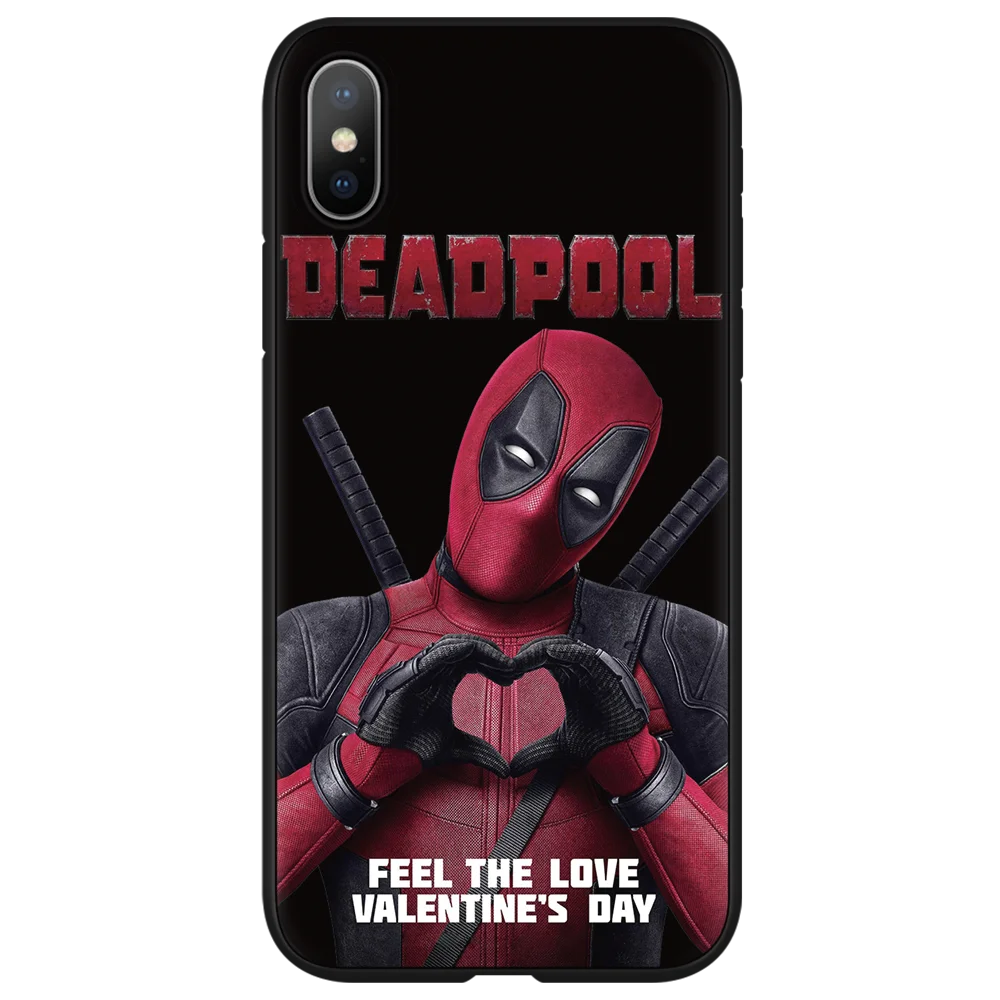 Marvel Мстители Jorker Dead Pool печать рисунок чехол TPU Мягкий для iPhone XS Max 7 8 Plus XS X 6 6S 5 5S 11 Pro Чехол для Max XR - Цвет: 0mbixin