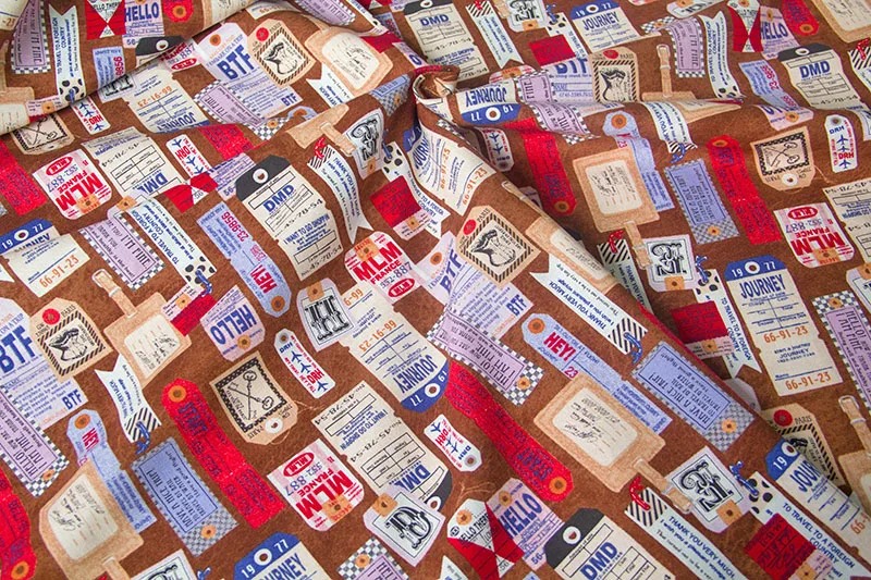 Японская Лоскутная стеганая ткань длиной до половины метра 100% хлопчатобумажная