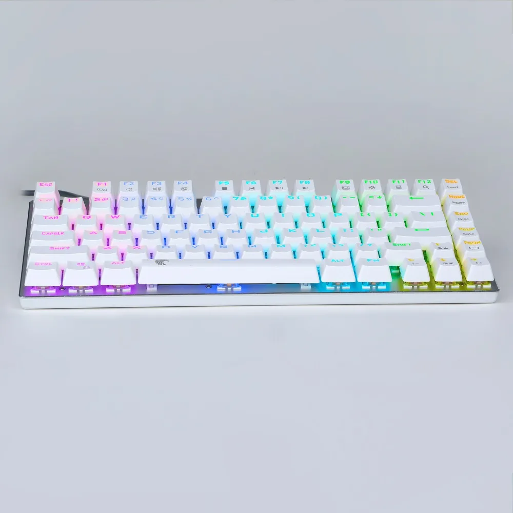 Z88 Eagle TKL игровая клавиатура механические тактильные коричневые переключатели с RGB Backlighting компактный дизайн алюминиевая клавиатура раскладка США