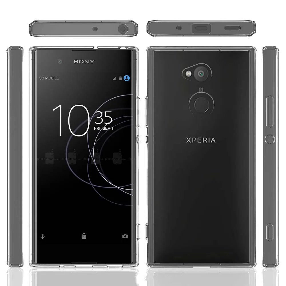 Для Coque sony Xperia XA2 чехол 5," прозрачный акриловый жесткий чехол на заднюю панель для Funda sony Xperia XA2 Чехол Мягкий ТПУ бампер H3113 H4113